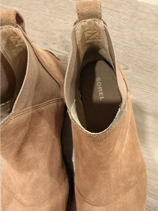 Sorel Harlow Chelsea Boots Tan Suede
Waterproof Ankle Boot Women’s Size 8.5 - Picture 10 of 11